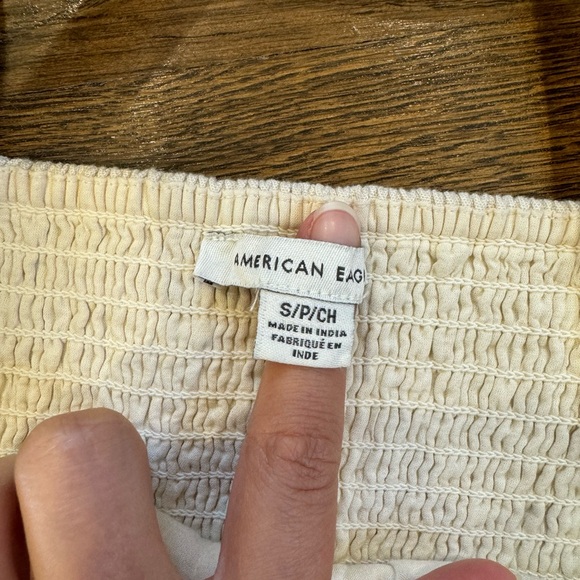 NWOT American Eagle Lace Up Corset Style Crop Top Small - Picture 4 of 5